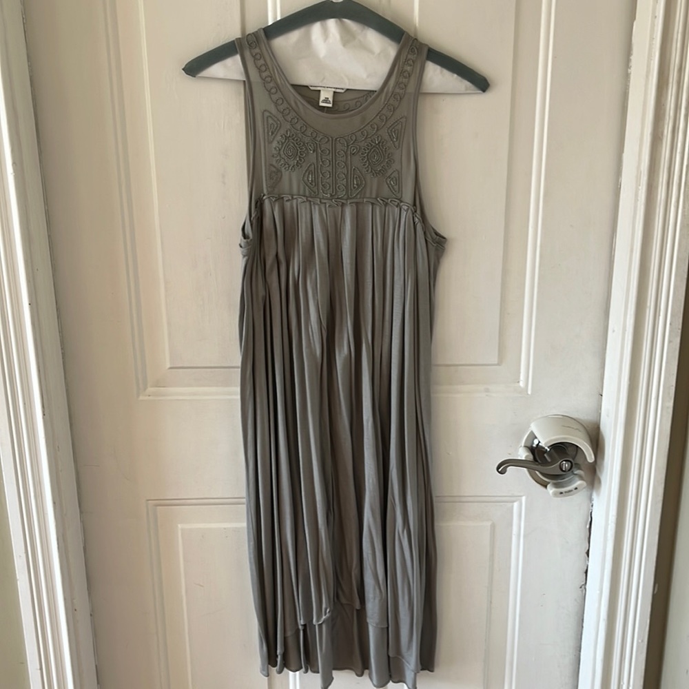 Banana Republic gray swing dress